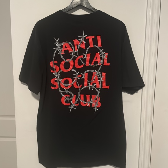 Anti social Social club Barbwire T Shirt XL - Picture 2 of 2